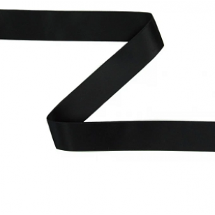 Satijn Lint 6mm Zwart