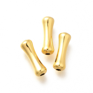 Kralen Brass 9x3mm 10x