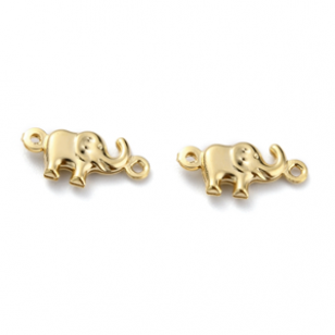 Tussenstuk Brass Olifant Goud