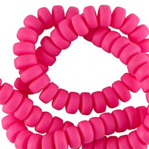Kralen Polymeer Hotpink 7mm