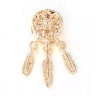 Dreamcatcher Goud 27x10mm