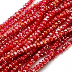 Glaskralen Facet Rood AB 138x