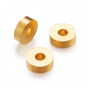 Kralen Spacer Goud 6x2mm-25x