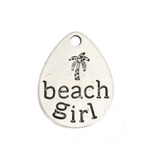 Bedel Beach Girl Palm 20x15x3mm