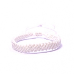 Armband Handmade Wit