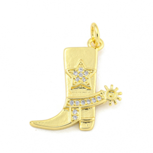 Bedel Cowboy Laars Zirkonia 18K