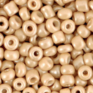 Rocailles 4mm Chamois Beige