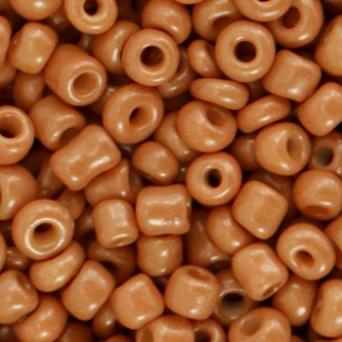 Rocailles 4mm Glazed Ginger Brown