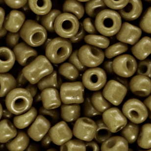 Rocailles 4mm Olive Green