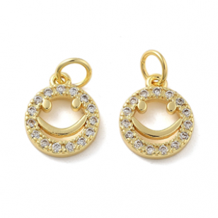 Bedel Smiley Face Zirkonia 18K
