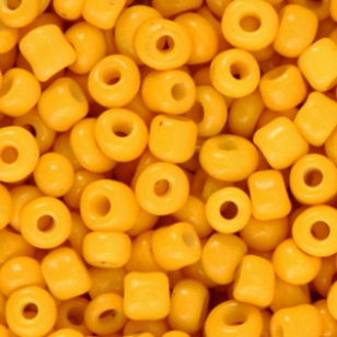 Rocailles 4mm Tangerine Yellow