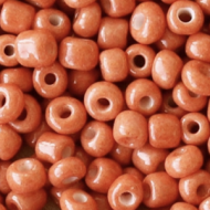 Rocailles 4mm Terracotta Brown
