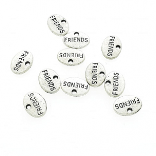 Bedel tekst Friends 12x8mm