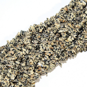 Kralen Chips Dalmatieër 5-8mm