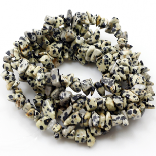 Kralen Chips Dalmatieër 5-8mm