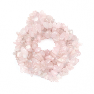 Kralen Chips Rose Quartz 5-8mm