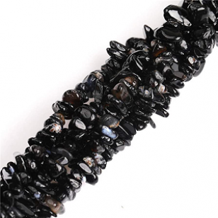 Kralen Chips Black Agate 5-8mm