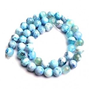 Kralen Dragon Agate Blauw 6mm