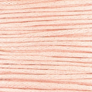 Waxkoord 1mm Light Peach meter