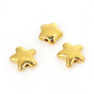 Kraal Ster Goud 12mm 5x