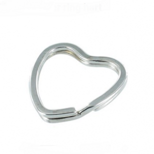 Sleutelhanger Ring Hart 31x31x3mm