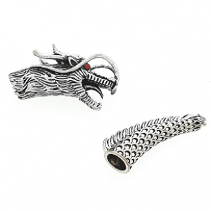 Draak Set Eindkapjes 6mm