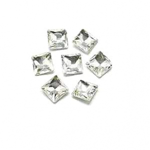 Opnaai-stenen Clear 14x14mm