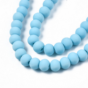 Kralen Polymeer 6mm LBlauw