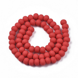 Kralen Polymeer 6mm Rood