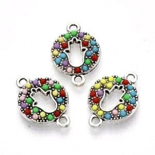 Tussenstuk Hamsa Hand 21x15mm