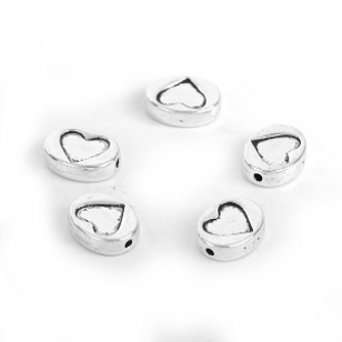 Kraal Hart Ovaal 12x9mm