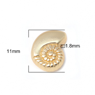 Kraal Verguld Goud Schelp