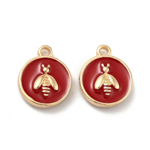 Bedel Verguld Bij Emaille 12mm