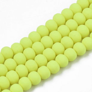 Kralen Polymeer Klei 6mm NeonGeel