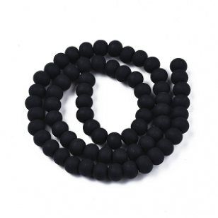 Polymeer Klei Kralen 6mm Zwart