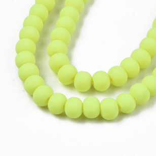 Kralen Polymeer Klei 6mm NeonGeel