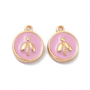 Bedel Verguld Roze Bij 12mm