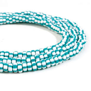 Polymeer Klei Stripe Seagreen