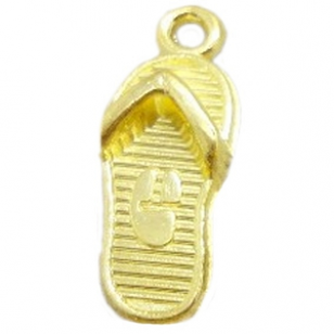 Bedel Slipper goud 21x8mm