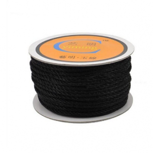 Koord Milan  3mm Zwart