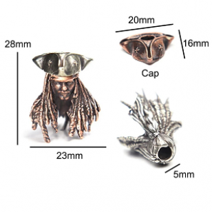 Kraal Piraat Knifecord Kapitein