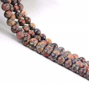 Kralen Leopard Skin Jasper 6mm