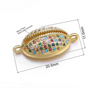 Tussenstuk Zirkonia Schelp