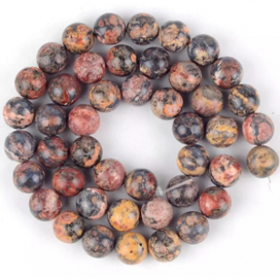 Kralen Leopard Skin Jasper 6mm