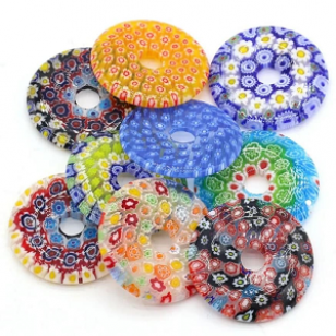 Lampwork Hanger Ring 30mm