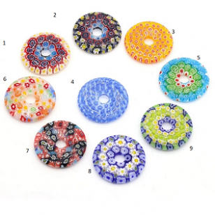 Lampwork Hanger Ring 30mm