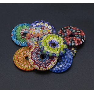 Lampwork Hanger Ring 30mm
