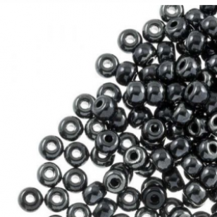 Rocailles Parelmoer Black 2mm