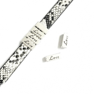 Schuifkraal 10x2mm   Love