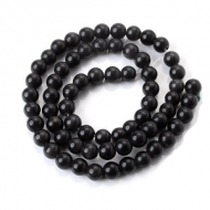 Kralen Cat-Eye 6mm Zwart